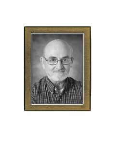 Κορνίζα Μνήματος από Αλουμίνιο Παραλληλόγραμμη Λαδί